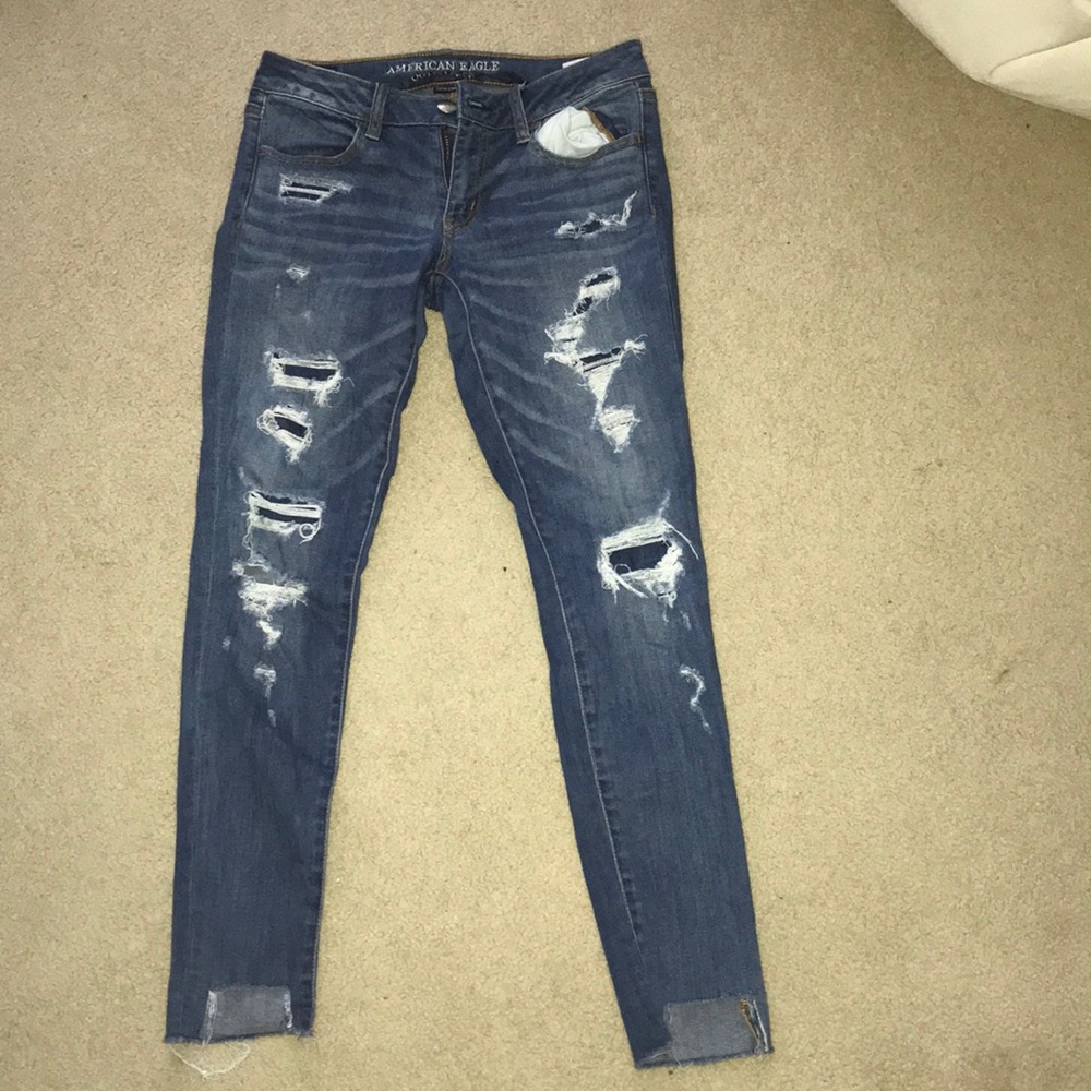 AEO ripped jeans
